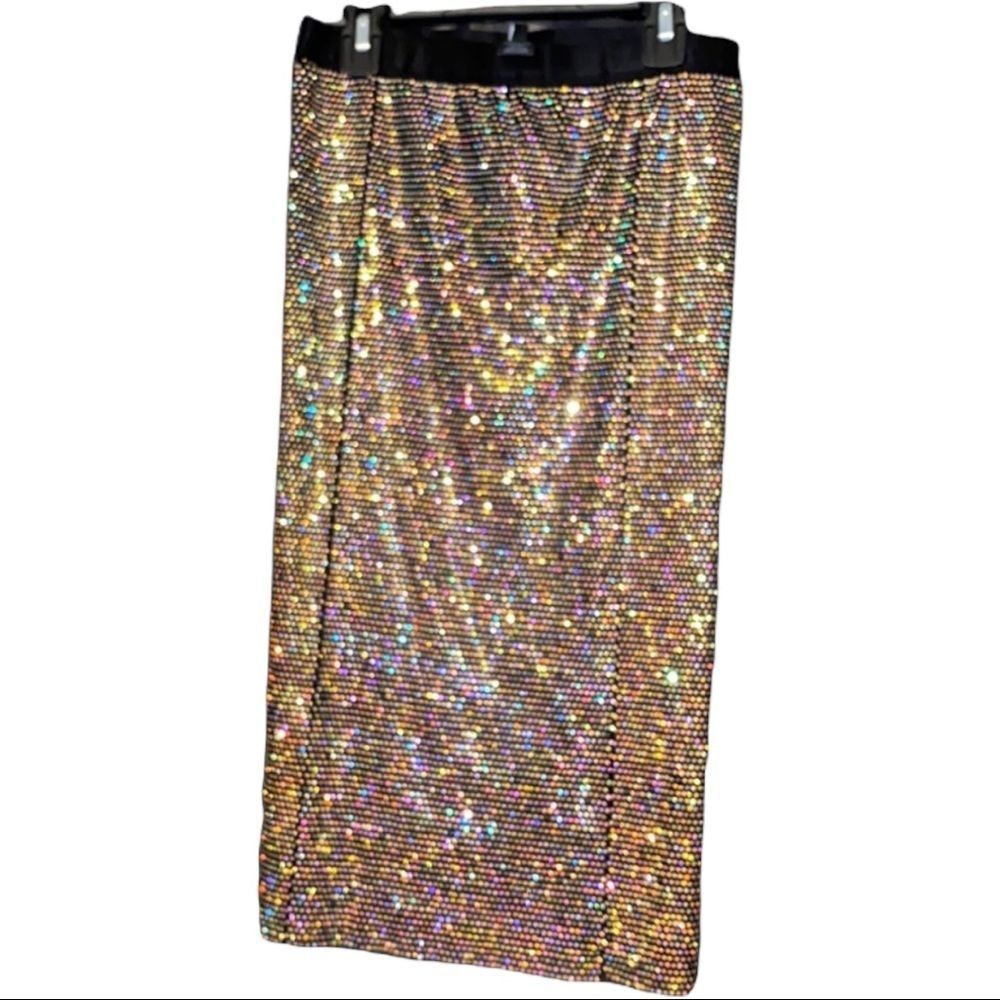 Sheer midi skirt